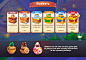 cartoon Character design  digital illustration Food  Game Art Icon 2D game ILLUSTRATION  mobile