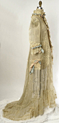 Peignoir Date: 1874–77 Culture: French Medium: cotton, silk.