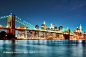 都市夜景图片素材，纽约大都市繁华夜景高清图片
