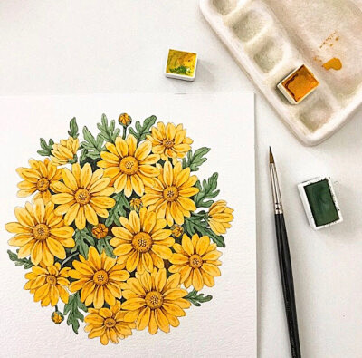 水彩画 - 堆糖，美图壁纸兴趣社区