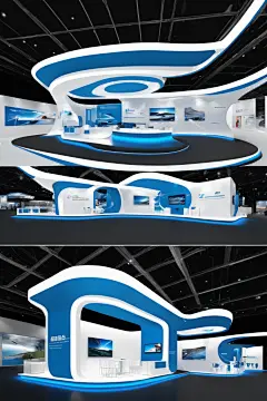 创意设计现代科技展厅摄影图