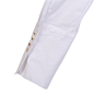 FrontRowShop金属扣宽袖弹力修身长袖白色衬衫2014春装新款女装 原创 设计 2013