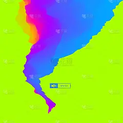 3 d抽象背景。动态效果。未来的技术风格。运动矢量插图。