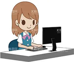 卡通女孩  - 源文件下载【酷图网】矢量卡通女孩,女孩,女生,可爱,卡通,手绘,人物,