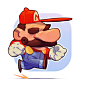 Mario Run, Max Grecke : Redesign of Mario running.