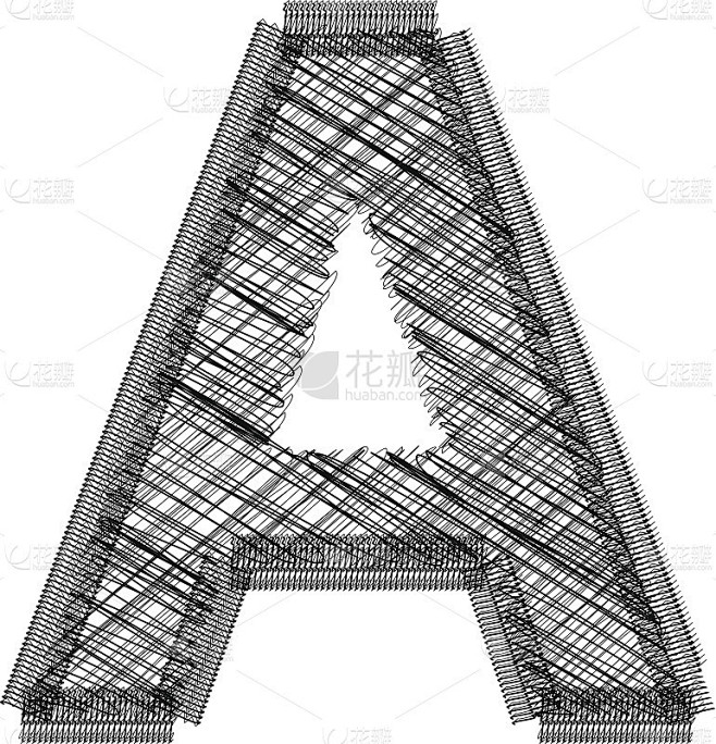 插图字母A