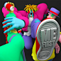 Bad Tube Etiquette: 3D Artworks by Design Lad | Inspiration Grid : Created by London-based 3D illustrator and animation director Design Lad, ‘Bad Tube Etiquette’ is a personal project focused on people’s bad behaviour while commuting on&hellip
