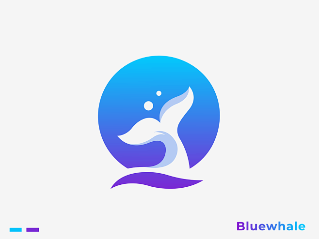 Blue Whale Logo Desi...