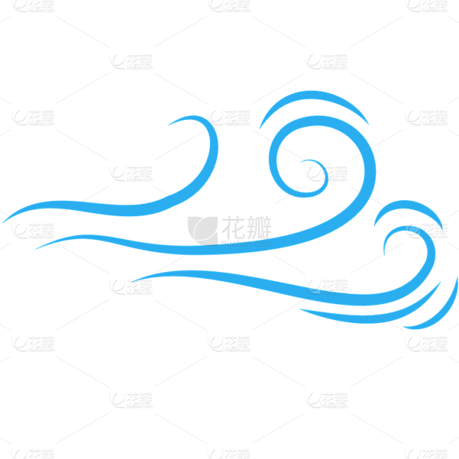 气象系列风矢量图标
