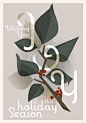 Holiday card : Holiday card in the works.
