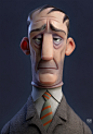 Sad , Rhenan Fidelis : Hello everyone, I really had enjoyed producing my last work and I decided to make this charismatic guy. This features caught my eye in the concept from Jesse Aclin. It's been a while that I wanted to change my workflow to Maya and l