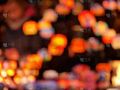 彩色的散景与美丽的模糊作为背景