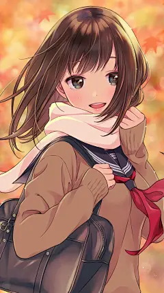 秋叶落……
手机壁纸
画师 森倉円
～知秋＊