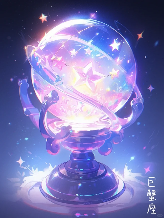 十二星座之魔法水晶球星星之力守护你 - 小红书-花瓣网