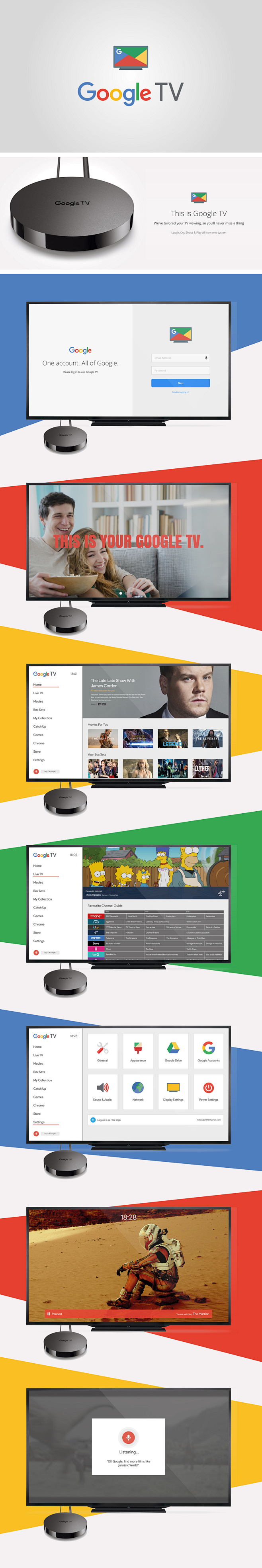 Google TV Concept on...