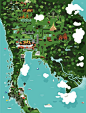 Monocle Thailand on Behance | Maps