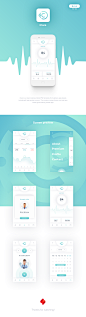 iCare Free Mobile App PSD : iCare is a clean looking mobile PSD template for healtcare app design including 6 high quality screens. This modern design theme can help you create great looking mobile app.Download: https://symu.co/freebies/mobile-apps/icare-