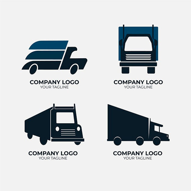卡车物流运输logo标志矢量图素材