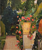 Red Gitanillas at the Sorolla House - Joaquin Sorolla i Bastida Impressionism: 