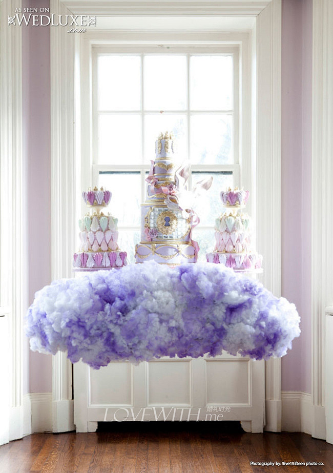 看了这样的婚礼，有没有被那浪漫的紫色云朵...