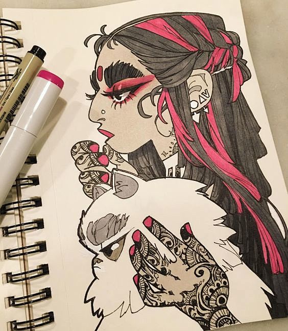 inktober make up 30 ...