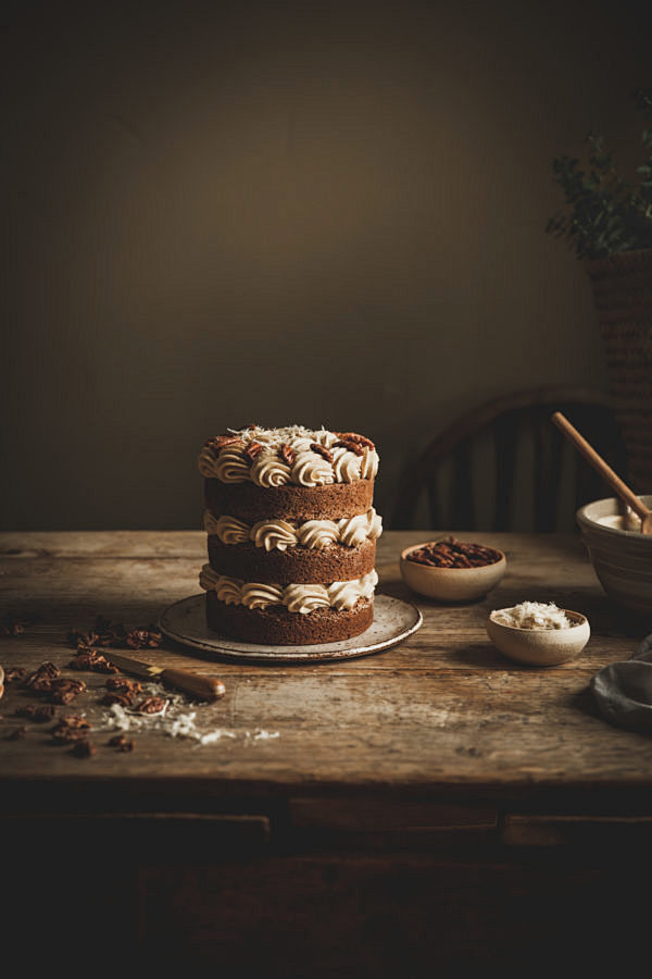 Tahini Mousse Cake +...