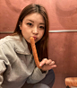 Photo shared by 아름다울미 밝을리 on February 09, 2023 tagging @recto_official, and @numbering_official. May be an image of 1 person, food and indoor.