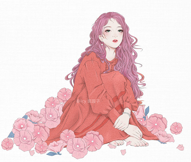 红衣 | lcy菜园子 - 原创作品 -...