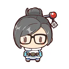 游戏《守望先锋》的Q版漫画风人物头像图片素材