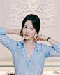 组图：宋慧乔蓝衬衫造型拍珠宝写真 气质优雅恬静 : 韩国女艺人宋慧乔近日为代言品牌拍摄了一组最新宣传照。