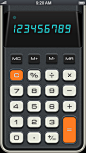 Mobile calculator app design : Calculator design