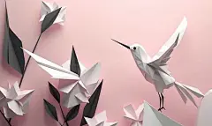 简单的摄影背景蜂鸟主题