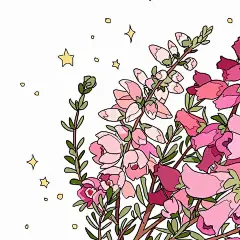 mochipanko商业插画动漫人物花卉场景 (317)