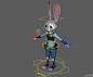 【新提醒】CG模型_动画电影《疯狂动物城》朱迪绑定模型下载-Judy bunny cartoon MAYA character rig - http://www.cgdream.com.cn