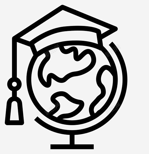留学教育国际图标 页面网页 平面电商 创意素材