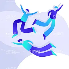 失重的人  - 源文件下载【酷图网】失重的人,漂浮,始终状态,科技感人物,失重感,不平衡,卡通人物形象,插图
