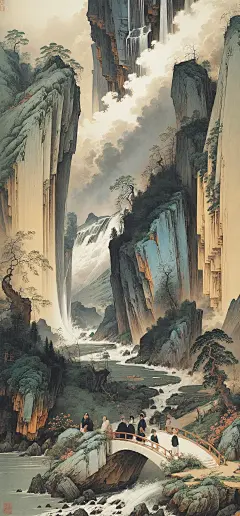 手机壁纸|国风无涯山水