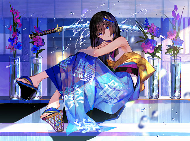 水刀/藤原のイラスト