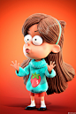 【新提醒】CG模型网_精灵古怪的小女孩3D模型下载，带绑定-Mabel full cartoon character rig MAX - http://www.cgdream.com.cn