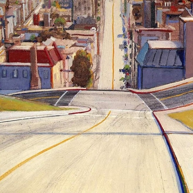 WayneThiebaud    画的一...