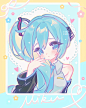 挑战全网最晚画单马尾初音 - 小红书