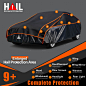 Kayme Bâche Voiture Anti-grêle Étanche, Housse de Protection Voiture Extérieur Contre Pluie Soleil Poussière, Bâche Contre la Grêle pour Berline 450 à 475 cm. 3L Noir : Amazon.fr: Animalerie