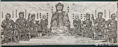 久违了，龙门石窟
饶了一大圈，画的还是这一幅
期待装裱完的毕业设计~ξ( ✿＞◡❛)#手绘# #插画#
作者@之乎是口井 ​​​​