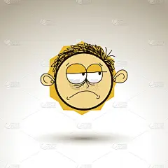 矢量艺术手绘插图的个性，情感