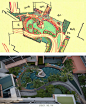 杭州某酒店综合体项目-中庭景观过程5