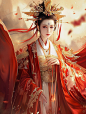 女帝仕女图