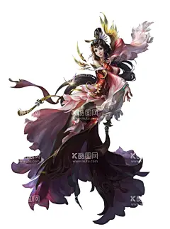 仙侠人物  - 源文件下载【酷图网】仙侠,美女,游戏cg,人物,角色设定,