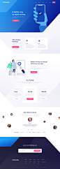 Payment landing page