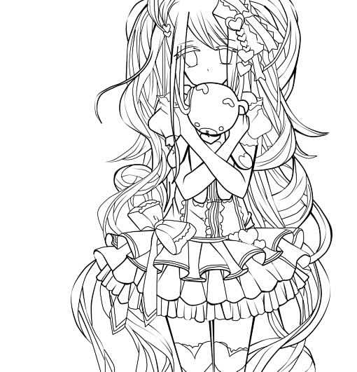 日本动漫线描素材图2209