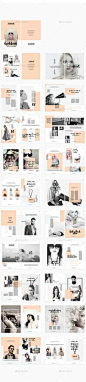 Lookbook Template InDesign INDD #design Download: http://graphicriver.net/item/lookbook/14095999?ref=ksioks: